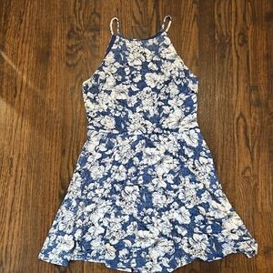 Women's Fortune And‎ Ivy Floral Blue and White Dress